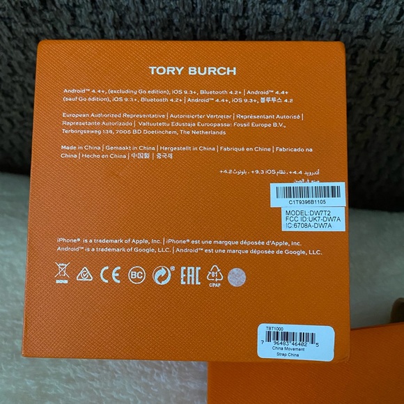 NIB Tory Burch Touchscreen Smart Watch TBT1000 - Picture 12 of 16